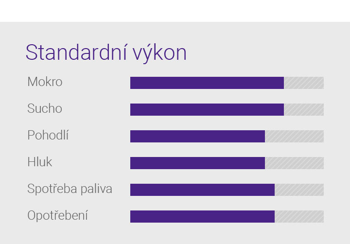 Wet, Dry, Fuel Efficiency, Features - 1.Asymmetric tread design, 2.Summer : Optimised dry, Wet performance, 3.Long tread life, 4.Excellent stability and handling performance, 5.Quiet, smooth driving