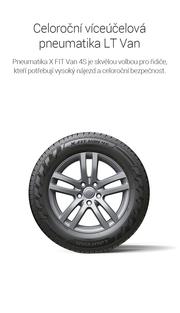 Celoroční víceúčelová pneumatika LT Van