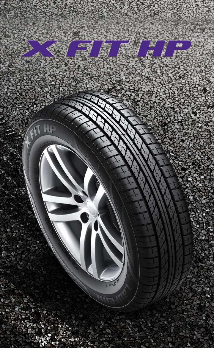 X FIT HP menghadirkan performa traksi, pengendalian, dan kenyamanan di segala musim untuk SUV.