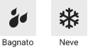 Bagnato, Neve